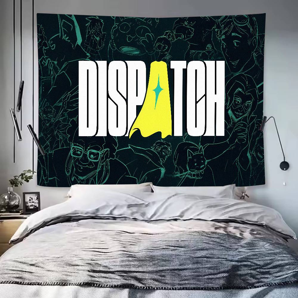 Cool New Video Game Dispatch Tapestry Decoration Bedroom Dormitory Background Cloth Holiday Home Party Living Room Club Tapestry