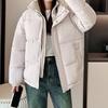 Fake Two-piece Cotton Clothes Women's Winter Loose Casual Korean Version Stand-up Collar Couple Versatile Cotton-padded Jacket