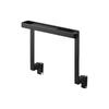 Yamazaki Kitchen Under-Sink Storage Door Towel Hanger H15 Black W20×D9~10×H19.5cm Tower Towel Rack Towel Hanger Bar Anti-Tangle 1591