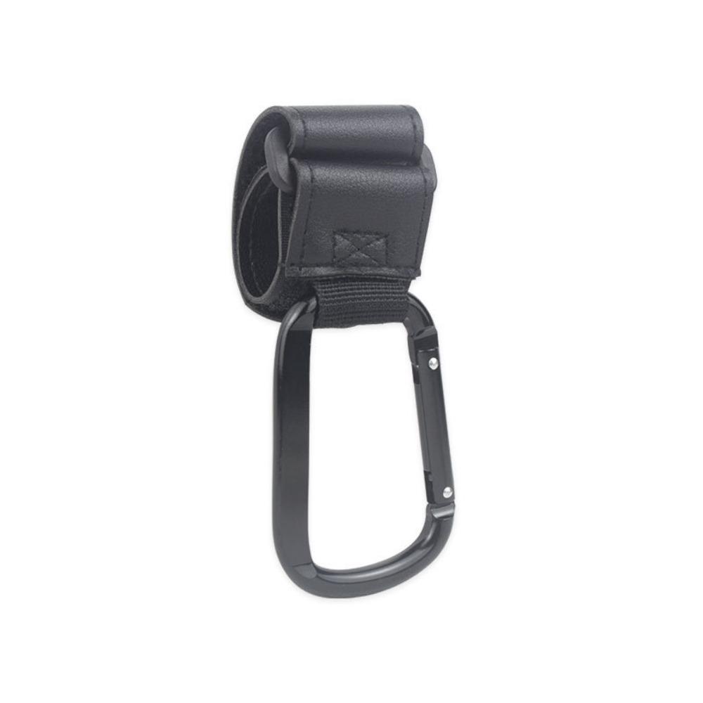 Universal Stroller Hooks Brown Carabiner Clips Ideal Stroller Accessories for Parents and Travelers