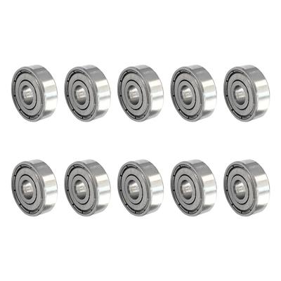 10 Stück Miniatur-Kugellager 626zz 688zz 625ZZ Riemenscheibe Linearlager Rillenkugellager aus Kohlenstoffstahl für Skateboard Roller