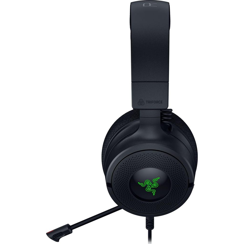 Razer Kraken V4 X Gaming Powerful and Realistic TriForce 40mm Retractable Razer HyperClear Cardioid RGB Surround Steam Kraken V4X Japanese Distributor