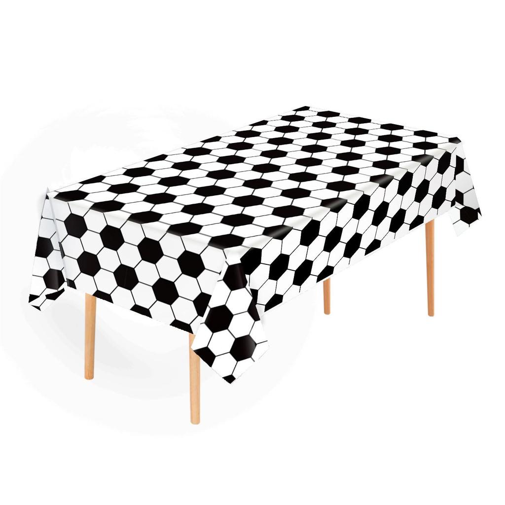 Disposable PEVA Cartoon Balloon Tablecloth - Oil-Proof, Thickened for Birthdays & Kindergarten Parties