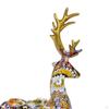 2 Pieces Reindeer Statues Figurines Vivid European Deer Lover Sculpture Table Centerpiece for