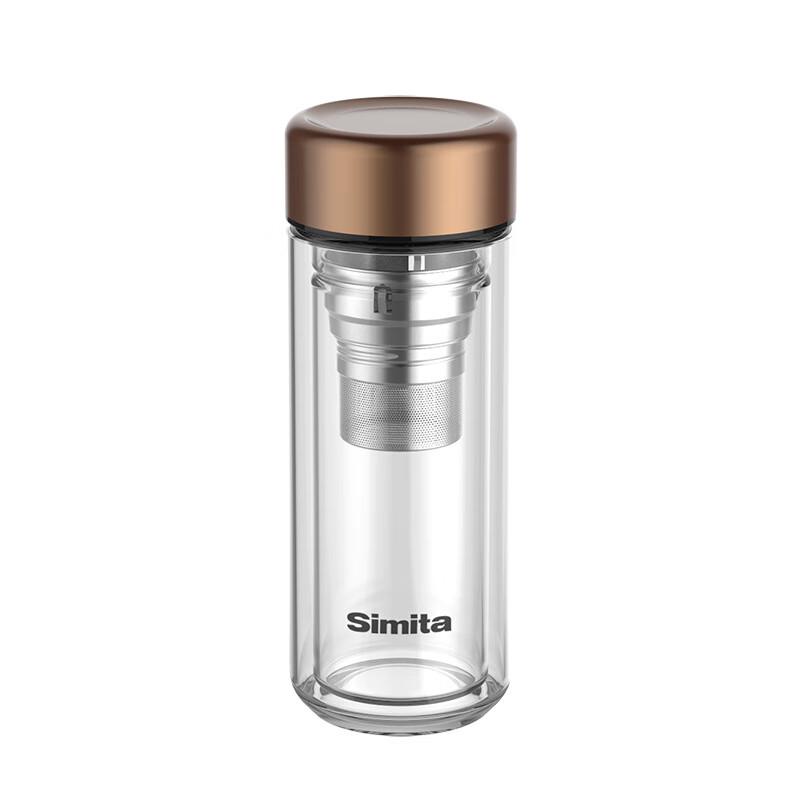 Simita Fengge Double-Layer Glass Tea Infuser Bottle