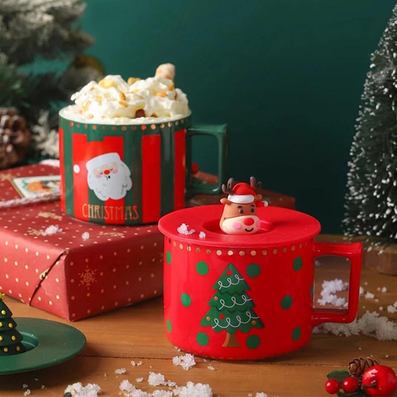 Exquisite Christmas Gift Ceramic Mugs Home Creative Afternoon Tea Coffee Cups High End Restaurant Unique Water Cup