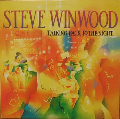 LP Record STEVE WINWOOD   Talking Back To The Night ILPS9777 ISLAND 1982 US Rock Used