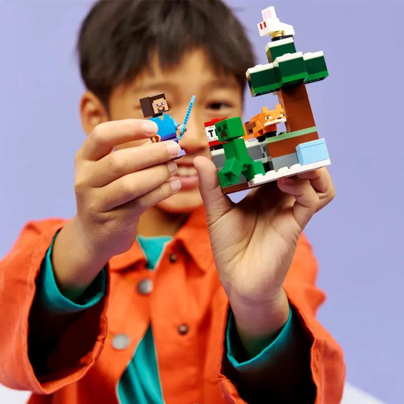 LEGO 21583 Steve's Taiga Adventure Block Toys