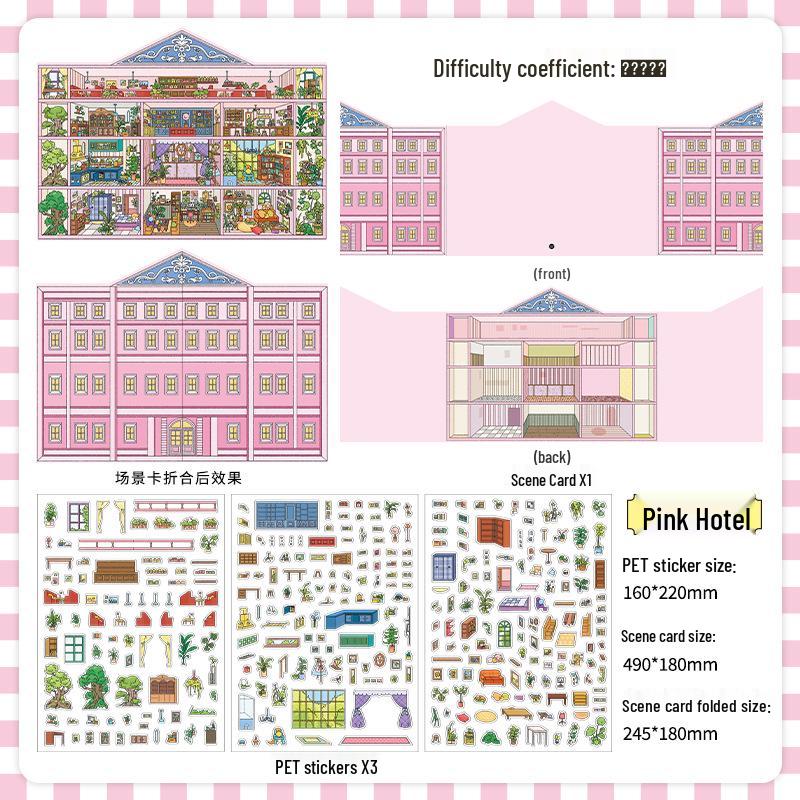 Ink Words Landscaping 3D Stickers: Infeel.Me 20th Edition DIY Fun