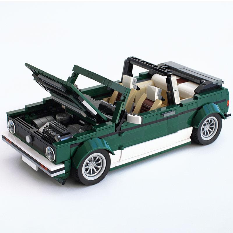 AAXQ1 MOC Urban Sport Vehicles Building Blocks Kit Speed MK1 High-Tech Cabriolet Car Model Children's Assembly Toy Adult Birthday Gift