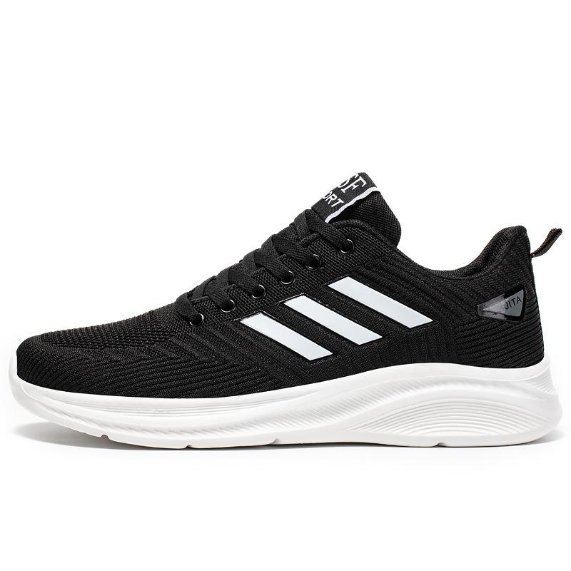 Frühlings-, Sommer- und Herbstschuhe für Herren, hoch und leicht, große Fliegenstrick-Mesh-Herrenschuhe, Sport- und Freizeitschuhe, Reiseschuhe