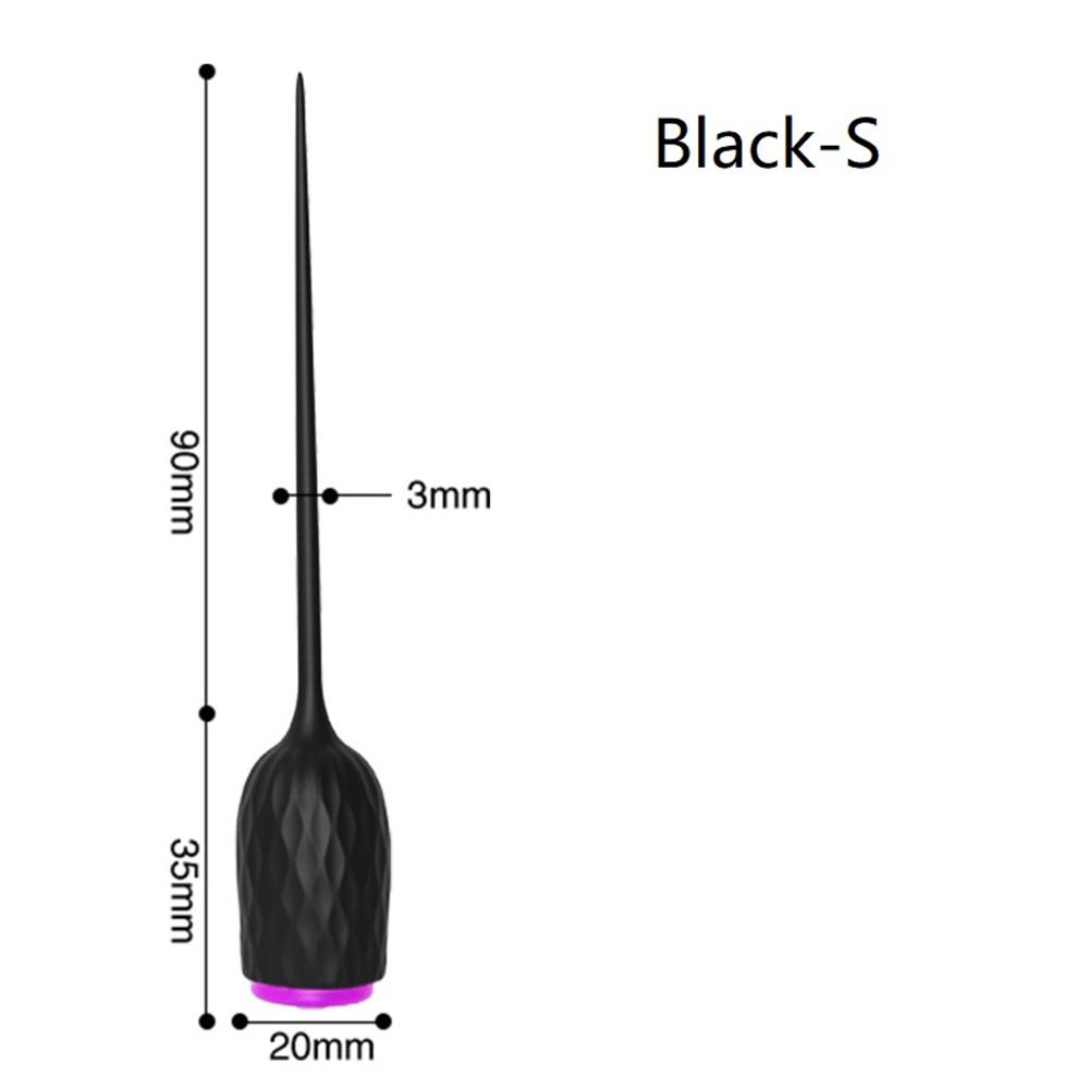 Silicone Urethral Sounding Vibrator Prostate Massager Insert Penis Plug Vibrators Sex Toys For Men