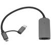 1080P Full HD 2 In 1 Phone Cable Adapter Smart Chip Design Durable Phone Converter