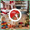 Skirt For Christmas Tree 35inch Red Festive Winter Home Decorations Christmas Tree Rug Base Cover For New Year Home Dorm
