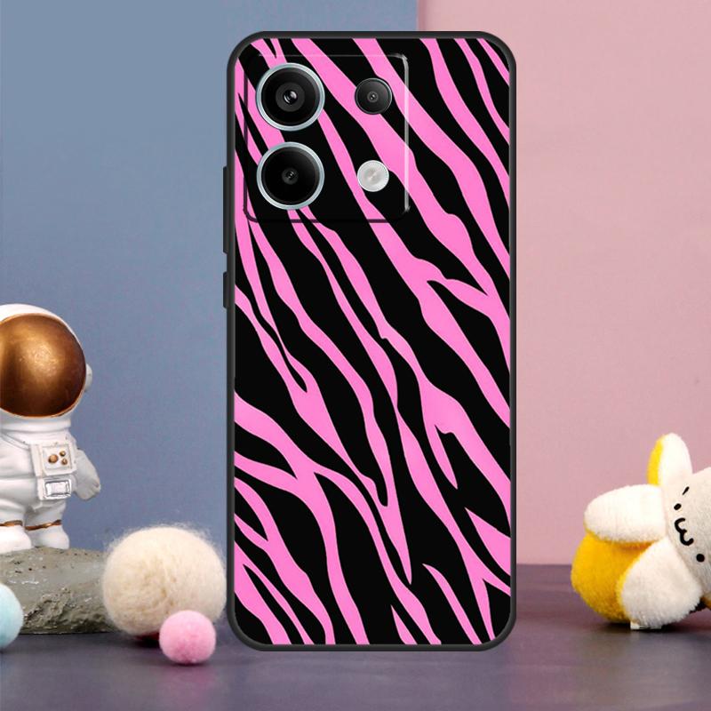 Coque Imprimé Rayures Zèbre Pour Xiaomi Redmi Note 13 9 10 11 12 14 15 Pro Plus Redmi 15 15C 14C 10C 12C 13C Housse