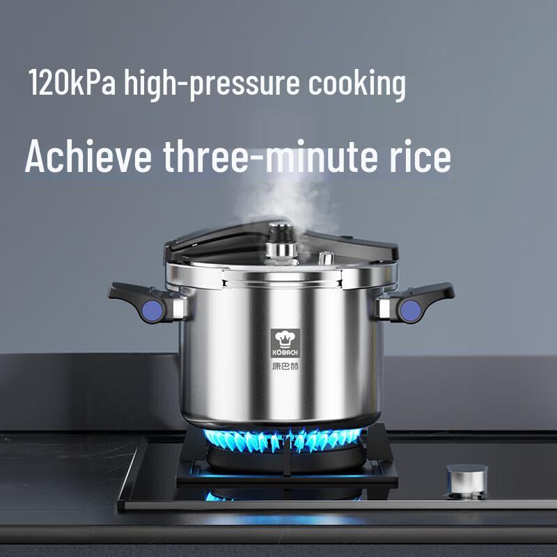 Kobach 22cm 3-Ply Stainless Steel Pressure Cooker 22cm