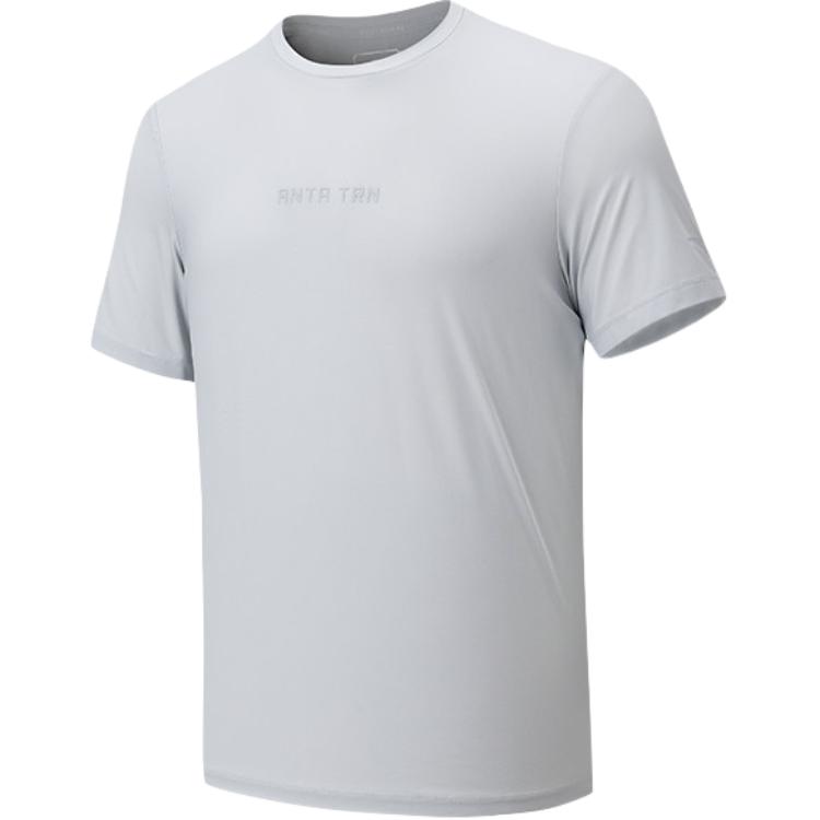 Anta Training Series Letter Minimalist Soft Versatile Short Sleeve T-Shirt Men Tops 152627129-3 M