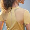 Women's Quick-dry Slim Fit Running T-shirt – High Stretch, Breathable Mesh Sports Top for Fitness & Yoga