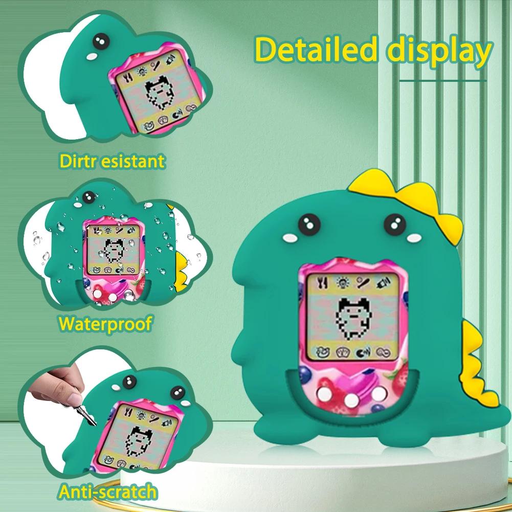 Silicone Protective Case for Tamagotchi Original Virtual Pet Game Machine Soft Shockproof and Anti-Scratch Sleeve