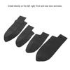 4Pcs/Set Car Front Rear Door Panel Armrest Cover Microfiber Leather Replacement for CRV 2007‑2011Black
