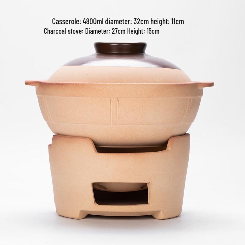 Zhi Shi Ceramic Clay Pot with Carbon Stove Set