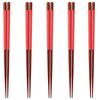 Happy Set of Made In PID4456 J-kitchens Chopsticks, 5, Material Wood, Chopsticks, Japan,