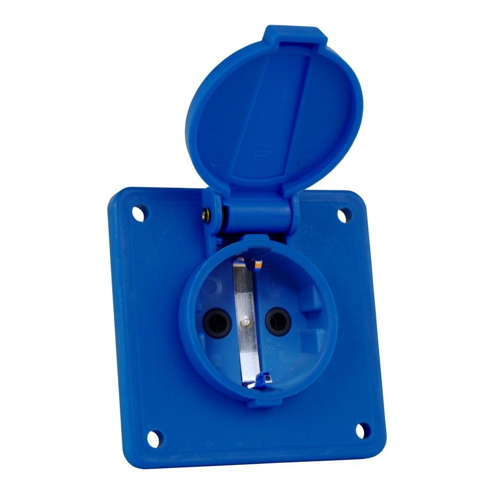 Gniazdo Tablicowe 230V 16A Schuko Niemieckie Ip54 Hermetyczne 2P+E