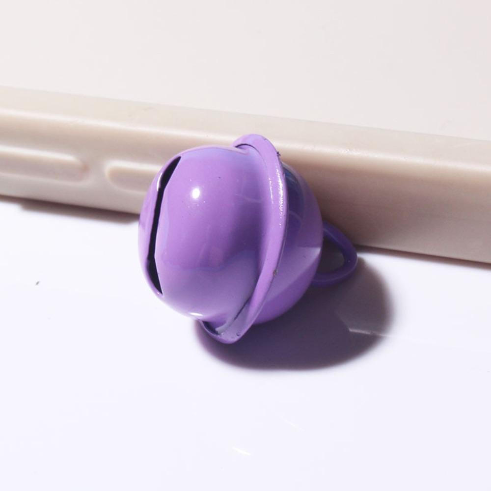 5pcs Candy Color Colorful Bell Keyring Pendant 18mm Metal Bell Ring Pendant  Christmas Decoration