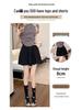 Women's Summer 2025 High-Waisted Wide-Leg Ballet Style Drawstring Shorts