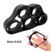 5 Finger Finger Strength Grip Band Elastic Silicone Wrist Gripper Band Mini Portable Muscle Building for Rehabilitation Training