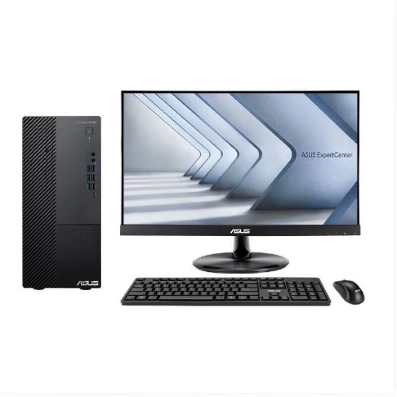 ASUS D501MER Business Desktop PC & 23.8-inch Monitor Bundle (CN version)