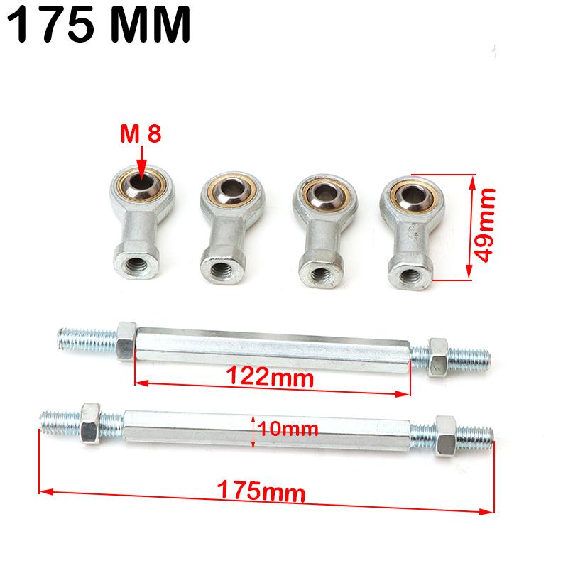 1 Paar 240/250/260/270/280/300/315mm 8mm Spurstangen-Kit Kugelgelenk Für 49cc Elektrisches Mini Kinder ATV Go-Kart Buggy Quad Bike
