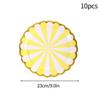 10Pcs CampingPicnic Tableware Set Disposable Paper Dishes Plate Cup Outdoor Camping Accessories Portable Cutlery