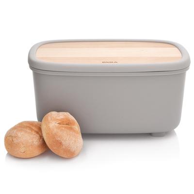Bread Box with Wooden Lid, -, 33.6x20. FIFFIG DUKA