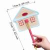 Cute Hand-Woven Fan House Design Decorative Handheld Fans Compact Cattail Fan  Home Decor