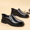 Leather Man Casual Shoes Breathable Loafers Moccasins Breathable Slip on Flats Driving Shoes Classic Men Wedding Shoes