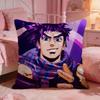 jJoJo Bizarre Adventure Cushion Cover Premium Comfort Reversible Pillow Cove Two in One Design for Any Room  Car Interior