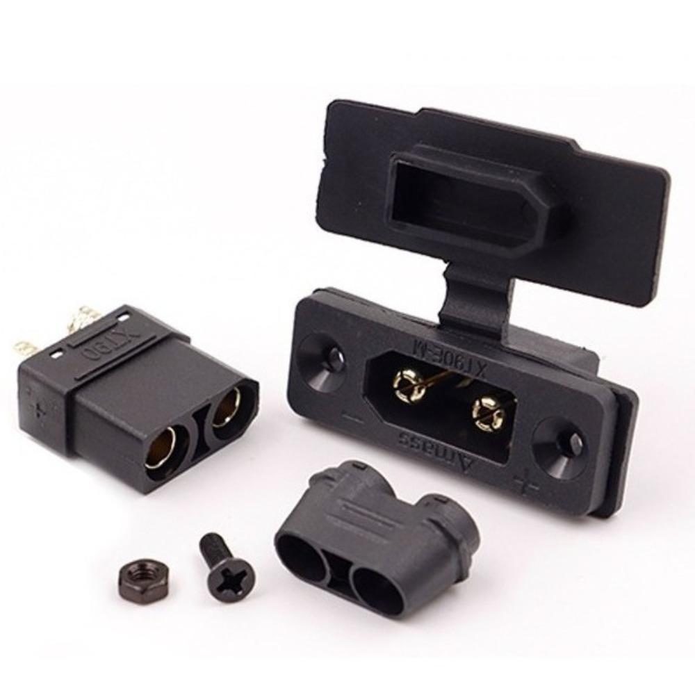 

Позолочені комплекти з’єднувачів акумулятора XT90E Монтажний роз’єм Гніздо Новий штекер XT90E