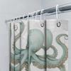 Octopus Shower Curtain Extra Large Bath Decor For Modern Kitchens Bathrooms Printed In Hd, Waterproof Fabric