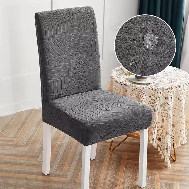 

1pc waterproof dust-proof chair cover stretches to the dining room wedding room 1PC темно серый