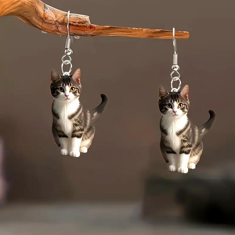 

Модные серьги для женщин Дамы серый