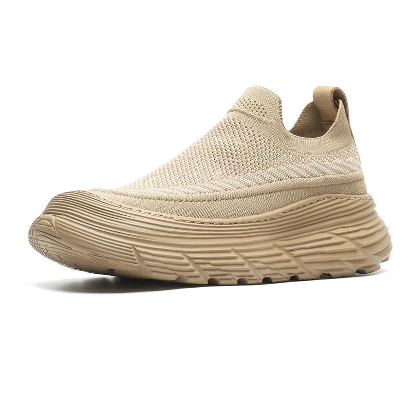 

Fashion sneakers Trendy men s minimalist style outdoor street walking youth high-quality shoes Hot selling Thick soled Black 44 бежевый