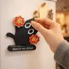 Cartoon Spinning Cat Magnet Exquisite Cat Rotating Magnet Cat Throws Handkerchief Magnet Desk Toy