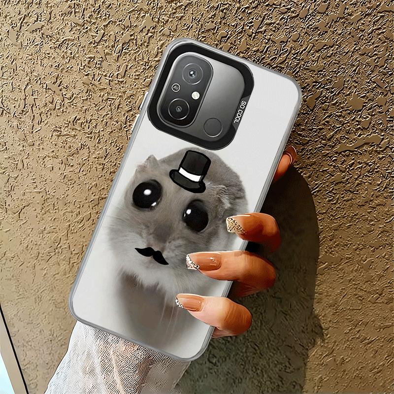 Funny Sad Hamster Meme Shockproof Phone Case for Xiaomi Poco X7 X6 X5 X3 Pro F7 Ultra M8 Redmi 15C 15 14C 13C 12C 10C 13 12 10