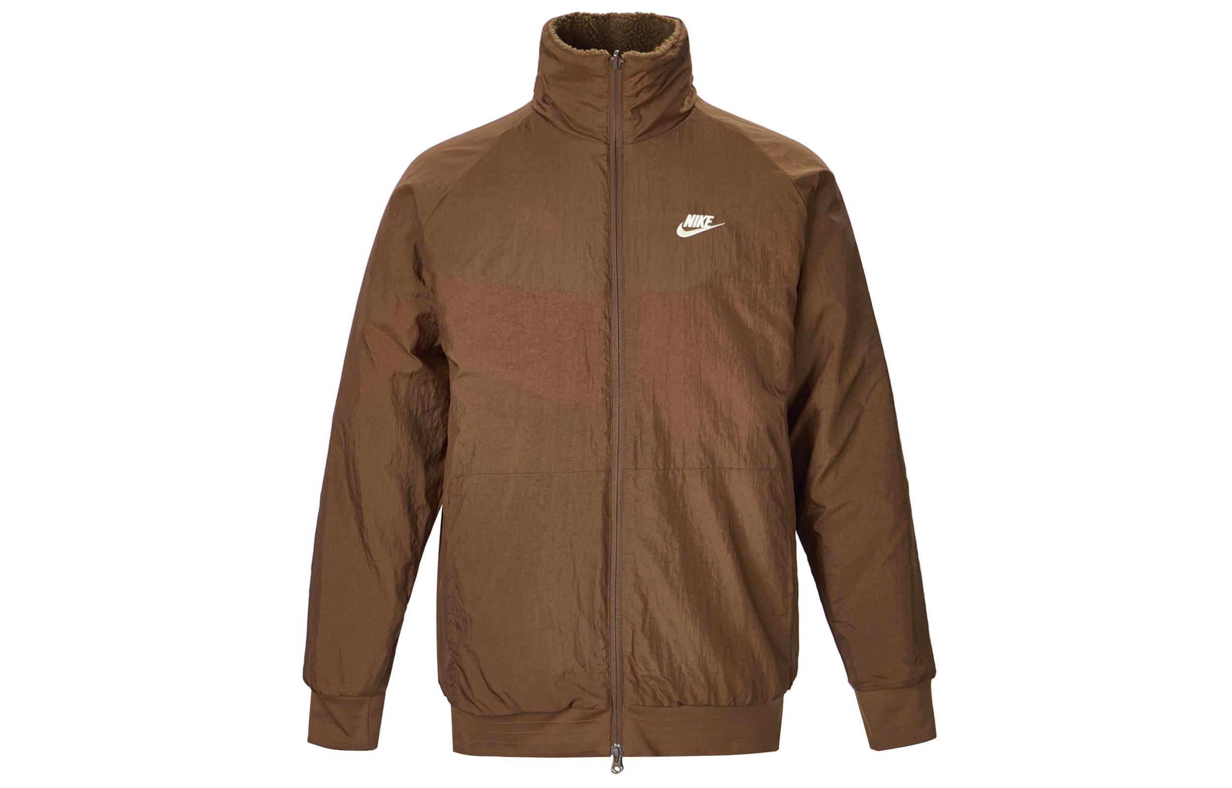 Nike SportswearSwoosh Velvet feel Coat Men s Cocoa/Coconut Milk/Light British Umber/Coconut Milk BQ6546-259 S