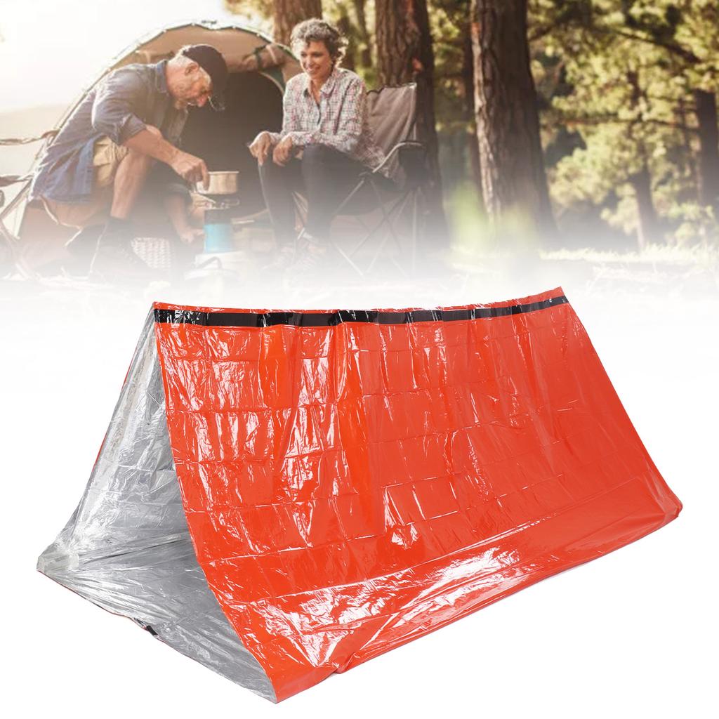 Camping Tent Lightweight and Portable PE Aluminized Film Waterproof Family Tent for Outdoor Camping Hiking