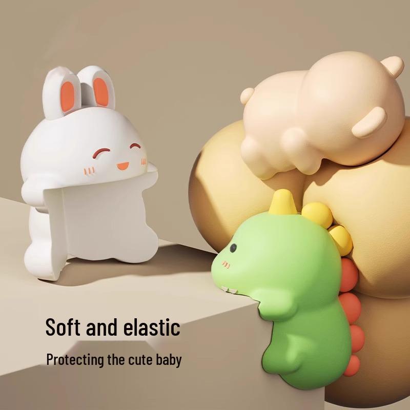 Protecții moi de colț de desene animate - Protecții de margine anti-coliziune pentru bebeluși