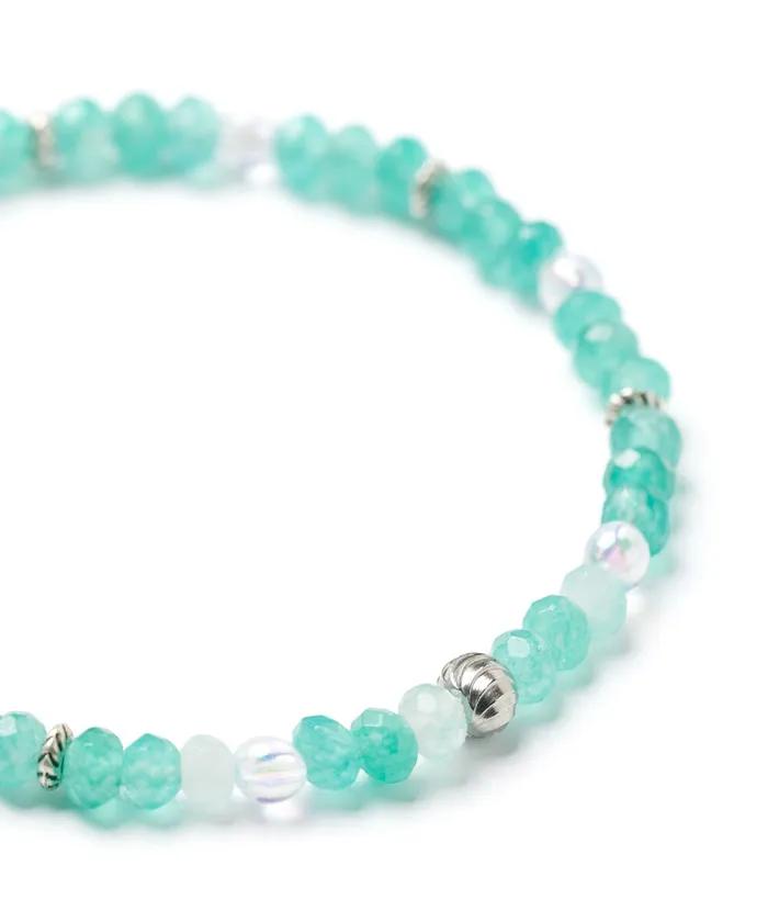 Mint Crystal Stone Bracelet (PLT-BR-064_MT)