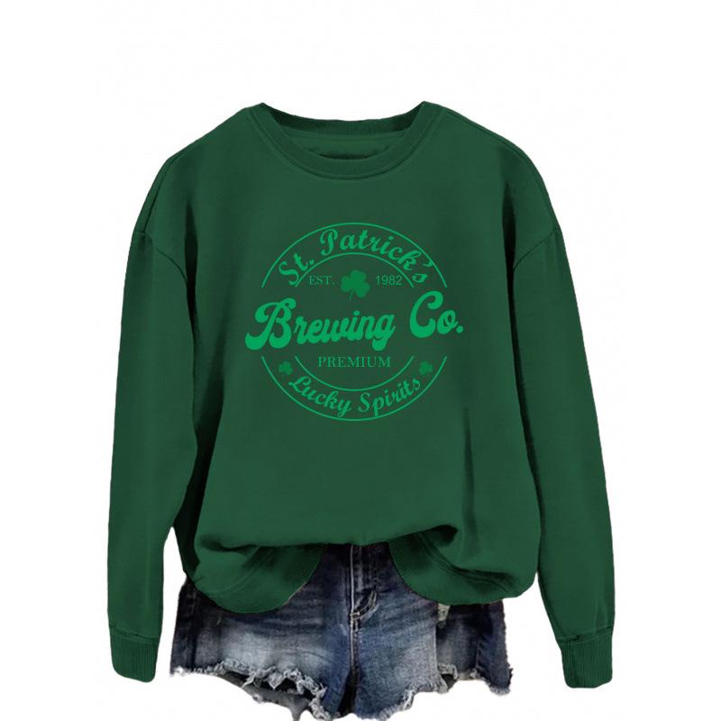 

St. Patrick’s Brewing Co Loose Fit Hoodie - European & American Fashion L