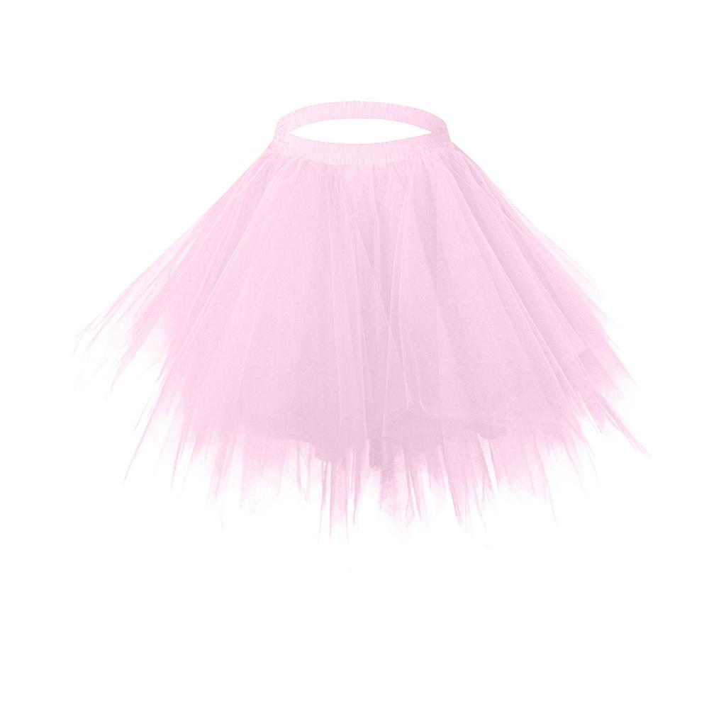 Women's Casual Color Mesh Mesh Skirt Skirt Princess Skirt Half Skirt Skirt